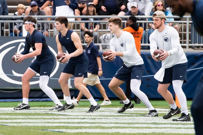 Penn State Quarterbacks Blue White